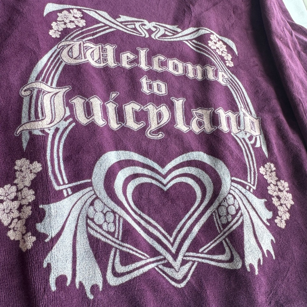 Juicy Couture Welcome to Juicyland zip up
